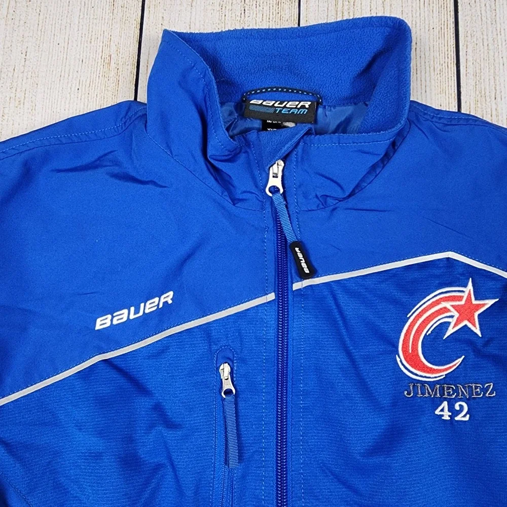 Bauer Team Hockey Jacket Youth Size Large‎ Blue L